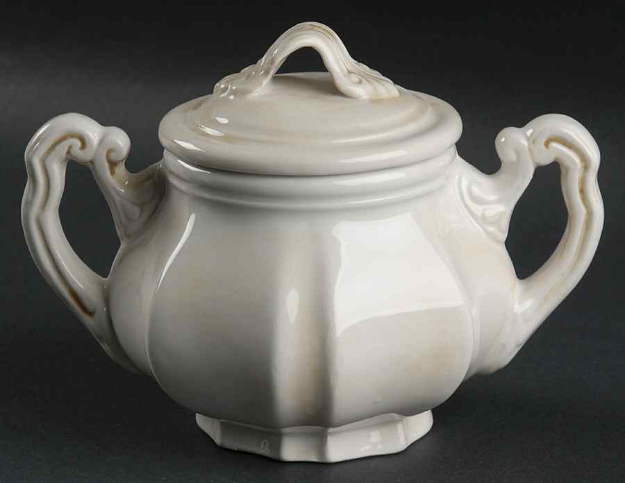 Portobello Sugar Bowl & Lid by Vietri (Italy)-1