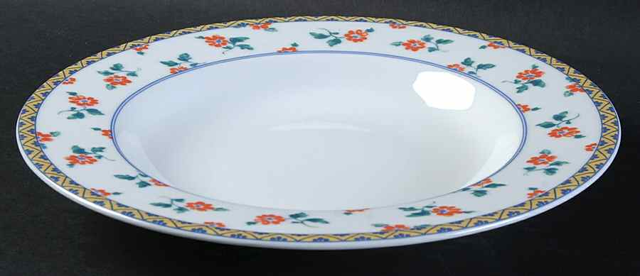 Fleur Large Rim Soup Bowl by Vista Alegre-1