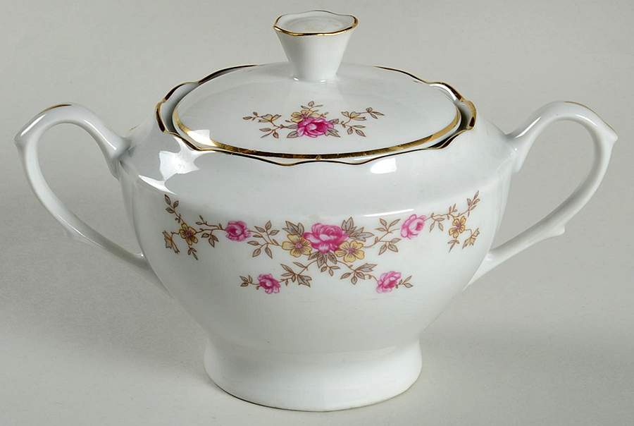 Joan Sugar Bowl & Lid by Vendome Porcelain-1