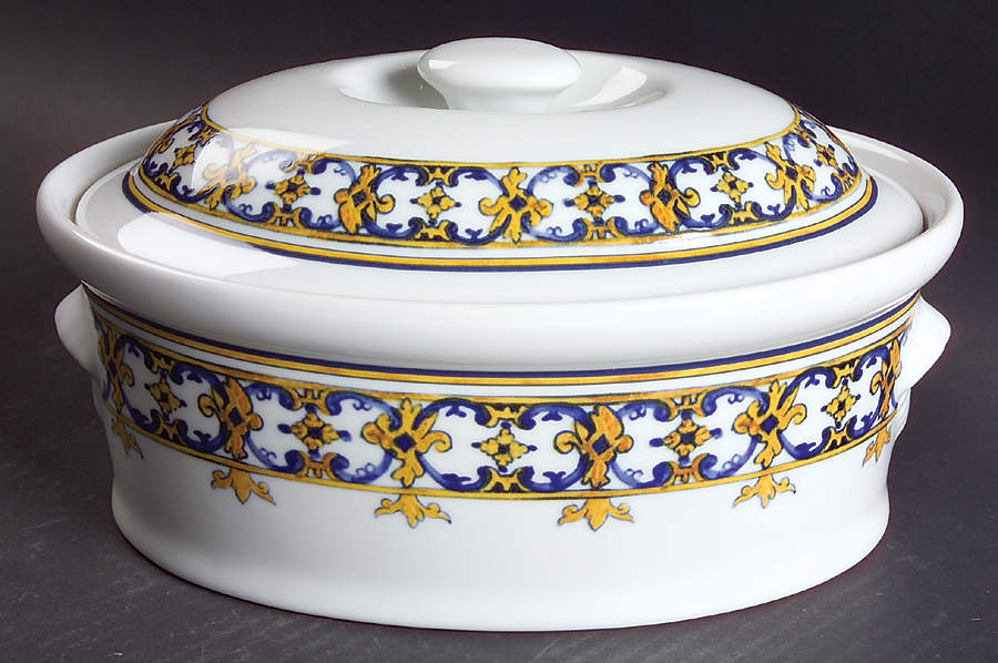 Caradana 1.5 Quart Oval Covered Casserole by Vista Alegre-1