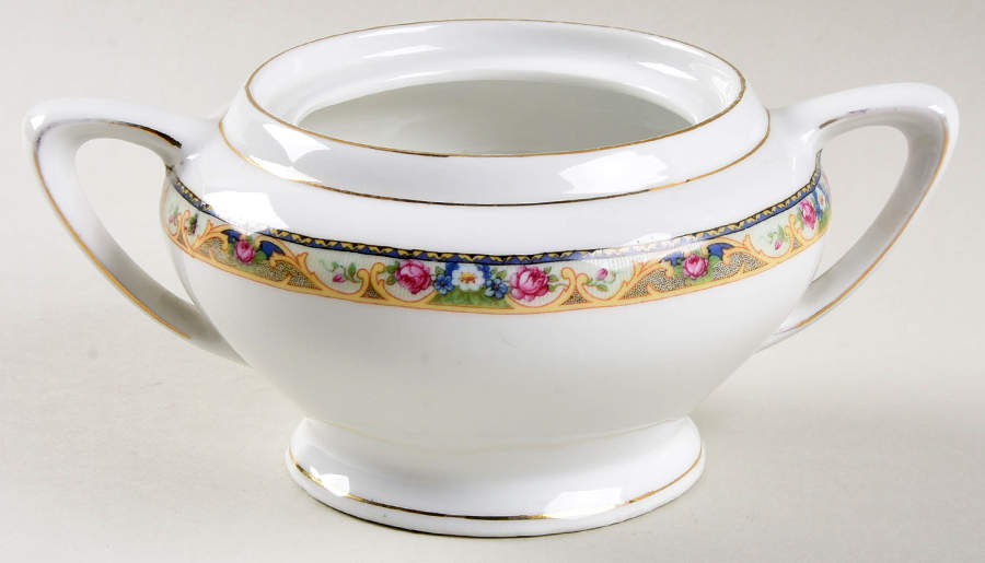 VIT169 Sugar Bowl No Lid by Victoria (Czech)-1