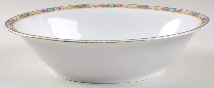 VIT169 10" Oval Vegetable Bowl by Victoria (Czech)-1