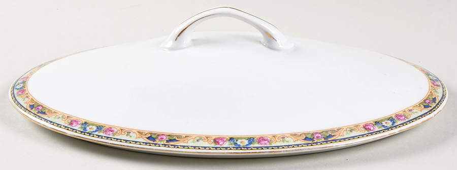 VIT169 Lid for Oval Vegetable by Victoria (Czech)-1