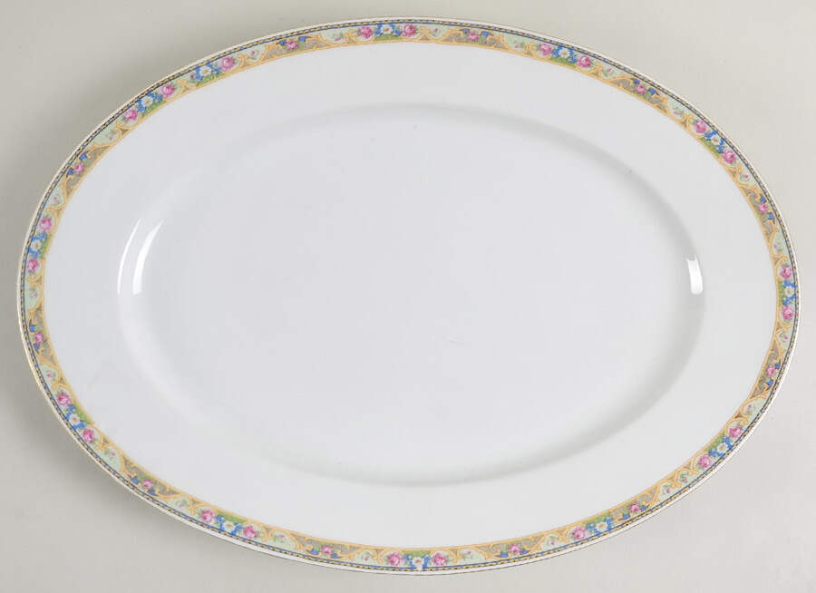 VIT169 15" Oval Serving Platter by Victoria (Czech)-1