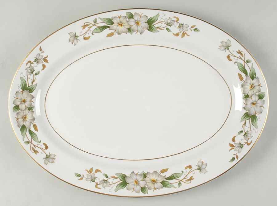 Arlington 15" Oval Serving Platter by Vogue-1