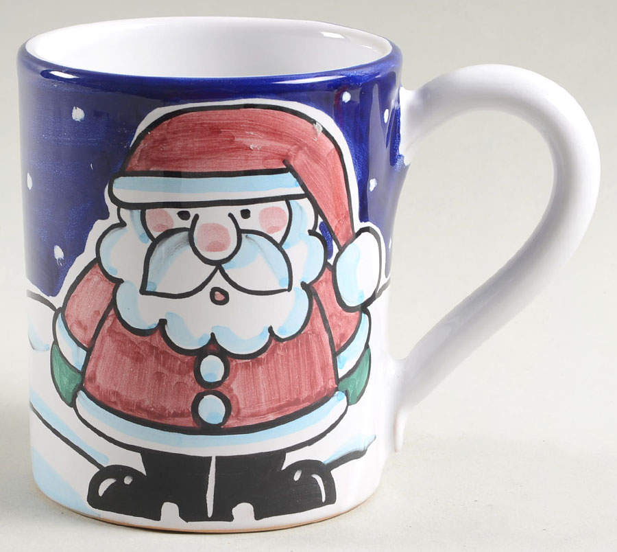Let It Snow Mug by Vietri (Italy)-1