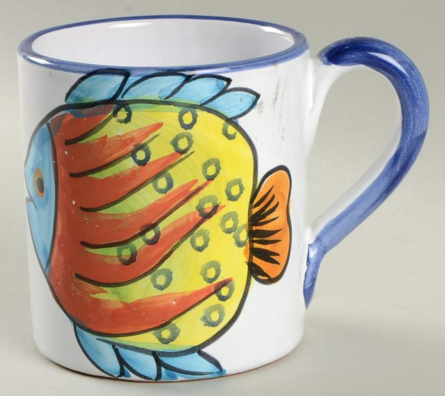 Acquario Mug by Vietri (Italy)-1