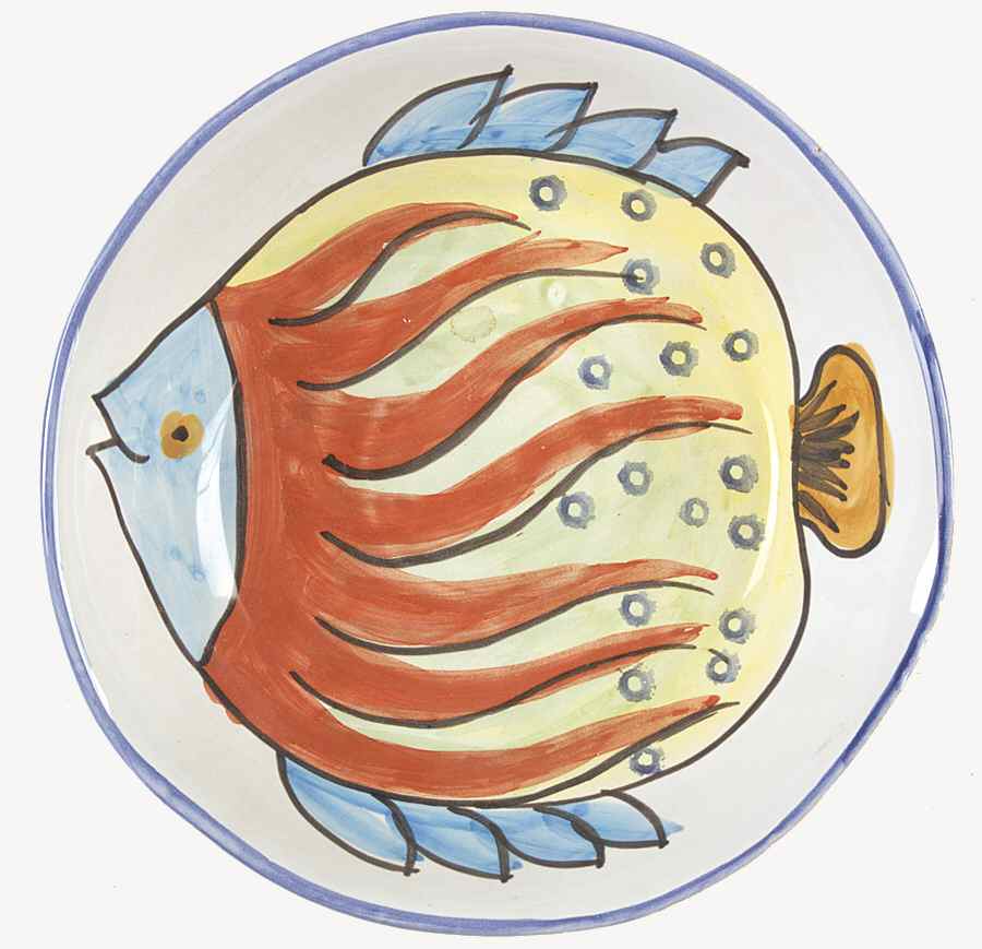 Acquario 7" Soup/Pasta Bowl by Vietri (Italy)-1