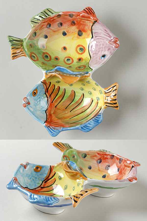Acquario Condiment Tray by Vietri (Italy)-1