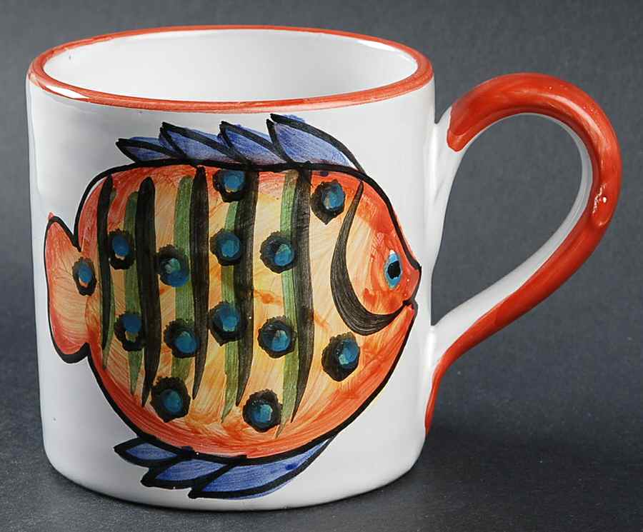 Acquario Mug by Vietri (Italy)-1