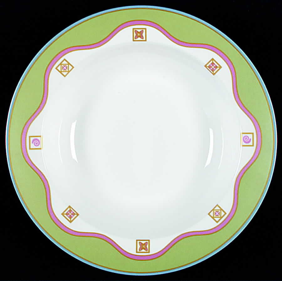 Kaleidoscope Rim Soup Bowl by Victoria & Beale-1