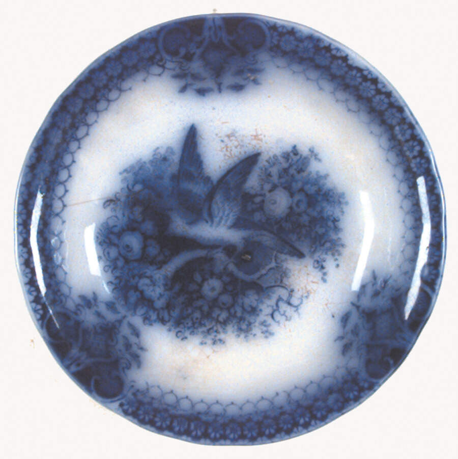 India (Flow Blue) Saucer by Villeroy & Boch-1