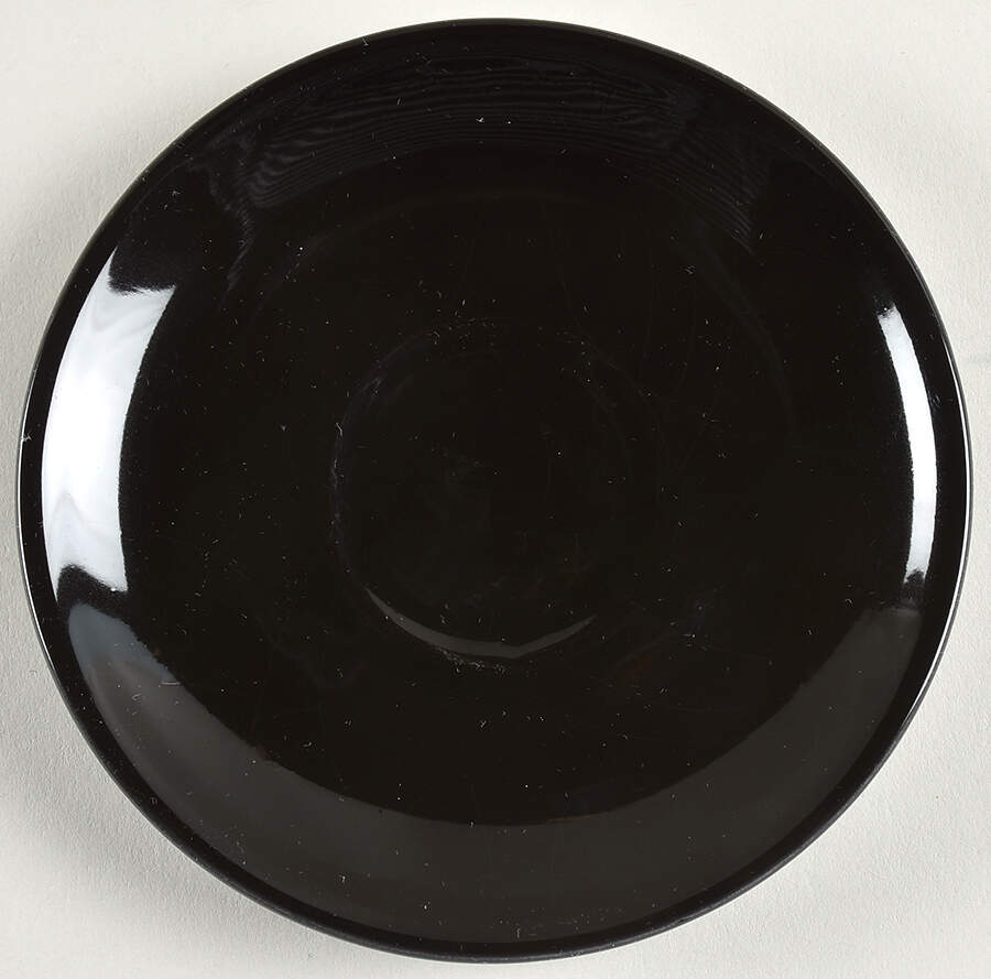 Prisma Black Saucer for Demitasse Cup by Vista Alegre-1