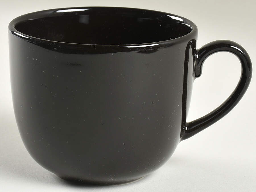 Prisma Black Breakfast Cup by Vista Alegre-1