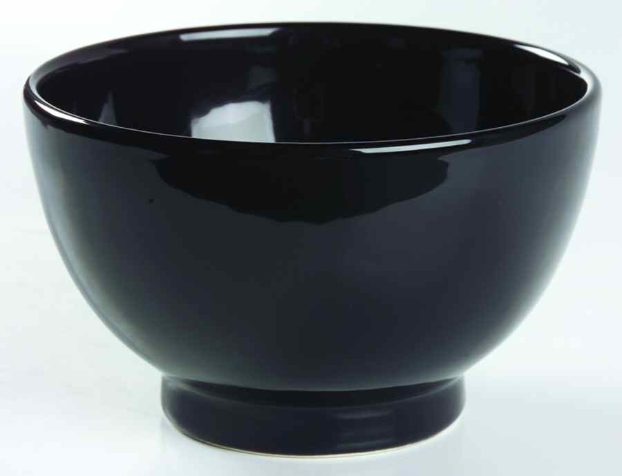 Prisma Black 5" Footed Bowl by Vista Alegre-1