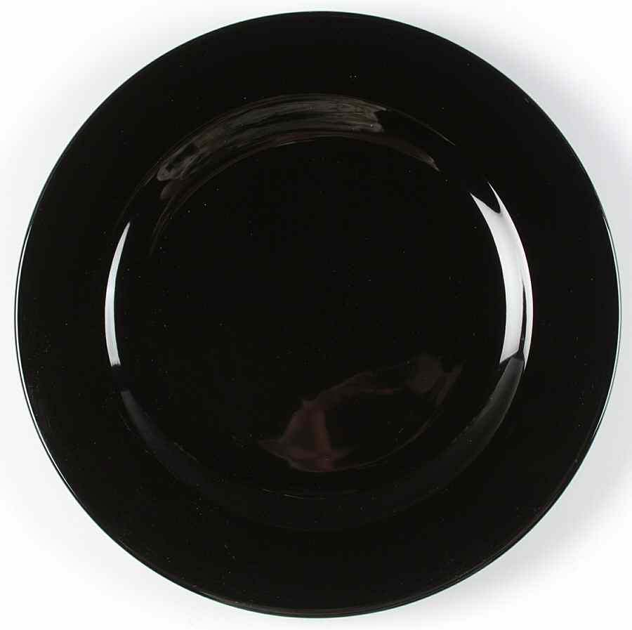Prisma Black 12" Chop Plate (Round Platter) by Vista Alegre-1