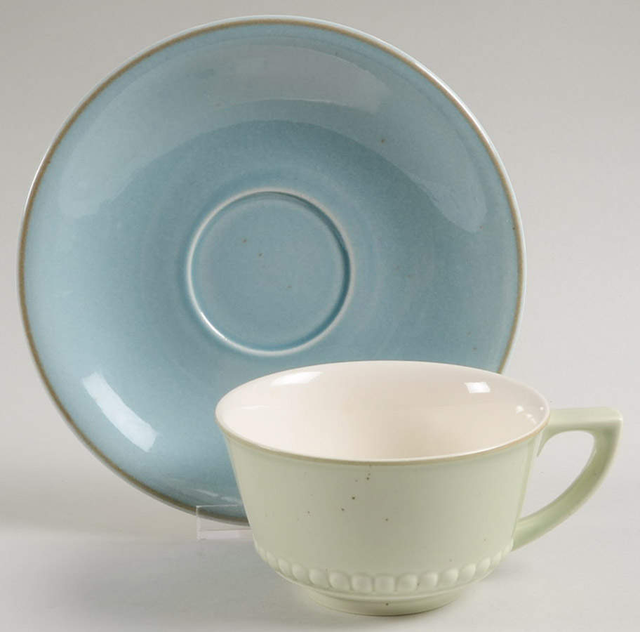 Beach House Flat Cup & Saucer Set by Villeroy & Boch-1
