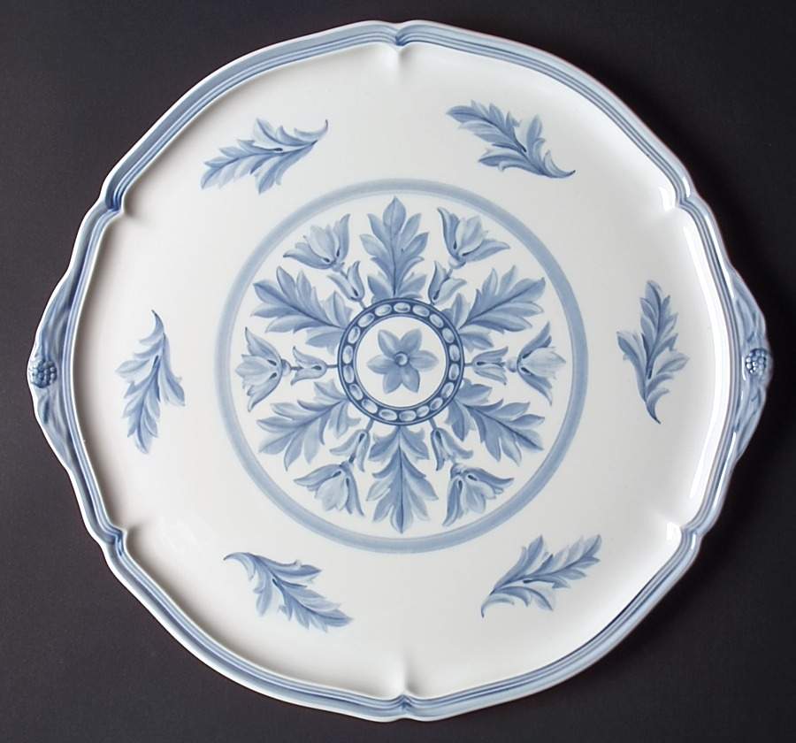 Casa Azul Handled Cake Plate by Villeroy & Boch-1