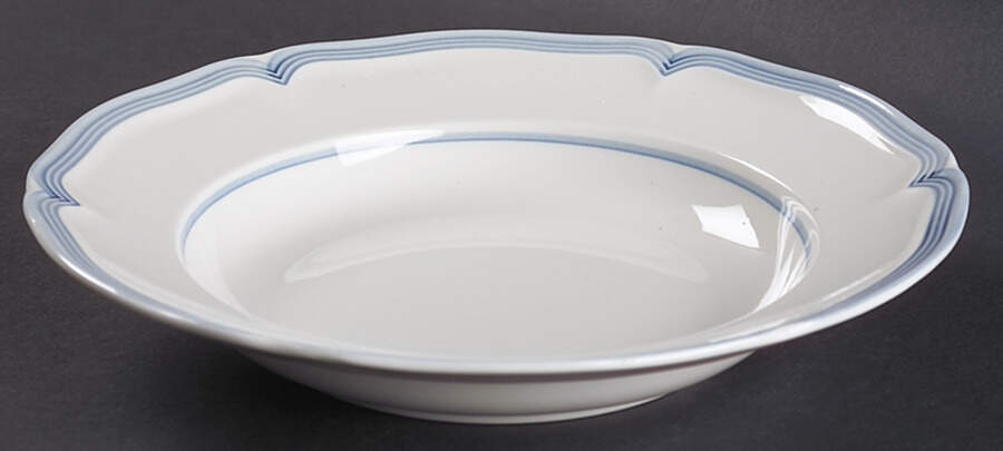 Casa Azul Modesto Large Rim Soup Bowl by Villeroy & Boch-1