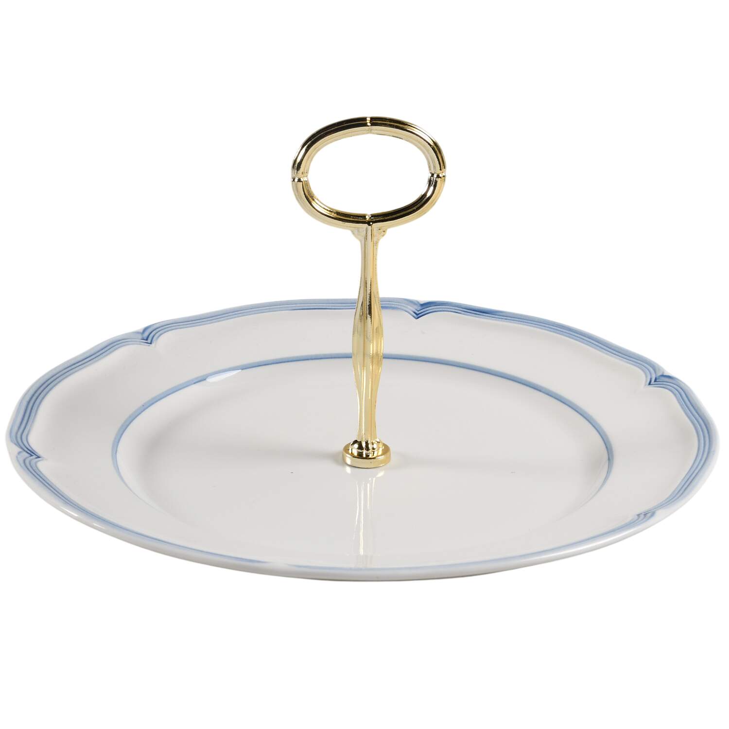 Casa Azul Modesto Round Serving Plate with Center Handle (Dp) Hc by Villeroy & Boch-1