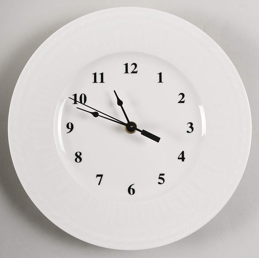 Cellini 1-2" depth  Clock Plate HC by Villeroy & Boch-1