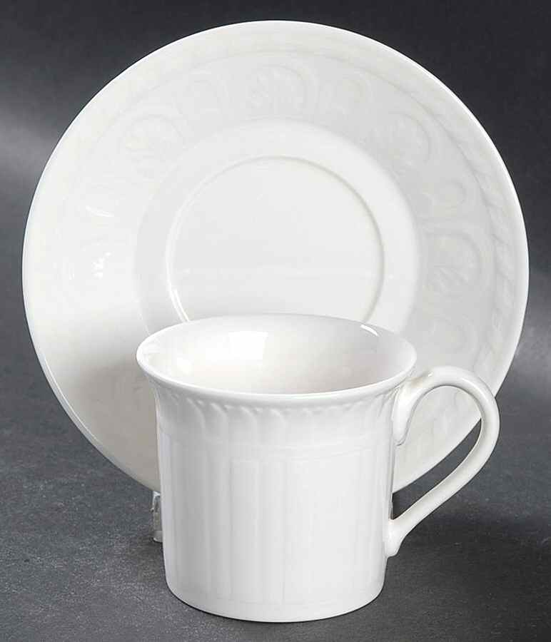 Cellini Flat Demitasse Cup & Saucer Set by Villeroy & Boch-1