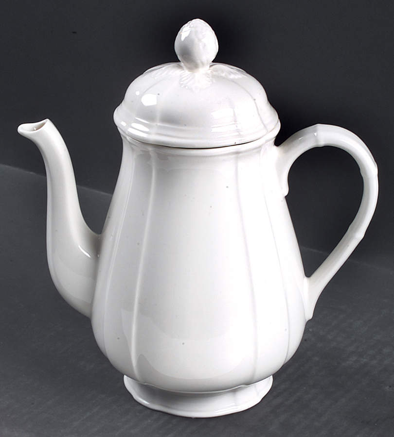 Chambord (White, Fine China) Coffee Pot & Lid by Villeroy & Boch-1