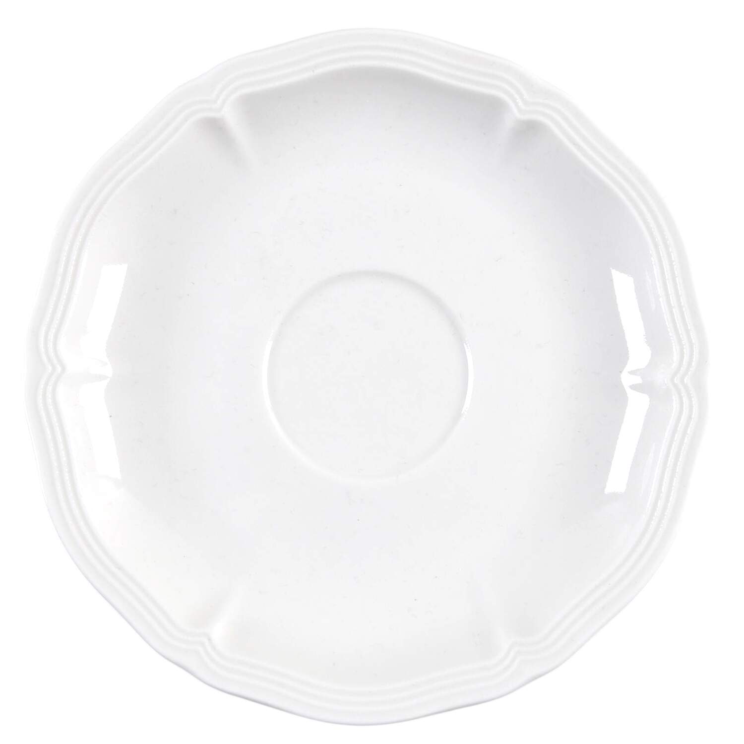 Chambord (White, Fine China) Saucer by Villeroy & Boch-1