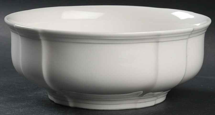 Chambord (White, Fine China) 8" Round Vegetable Bowl by Villeroy & Boch-1