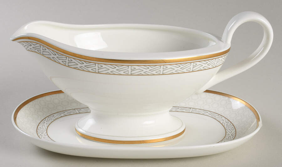 Kimono Gravy Boat & Underplate/Relish by Villeroy & Boch-1