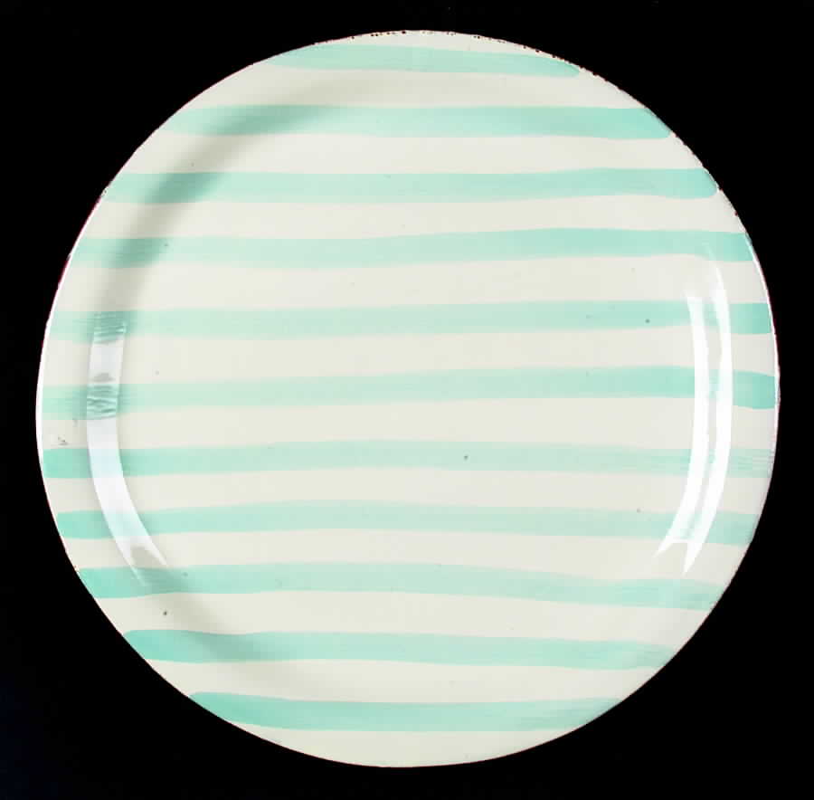 Cabana Aqua Dinner Plate by Vietri (Italy)-1