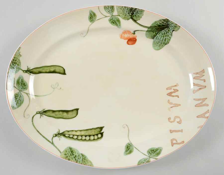 Botanica 13" Oval Serving Platter by Vista Alegre-1
