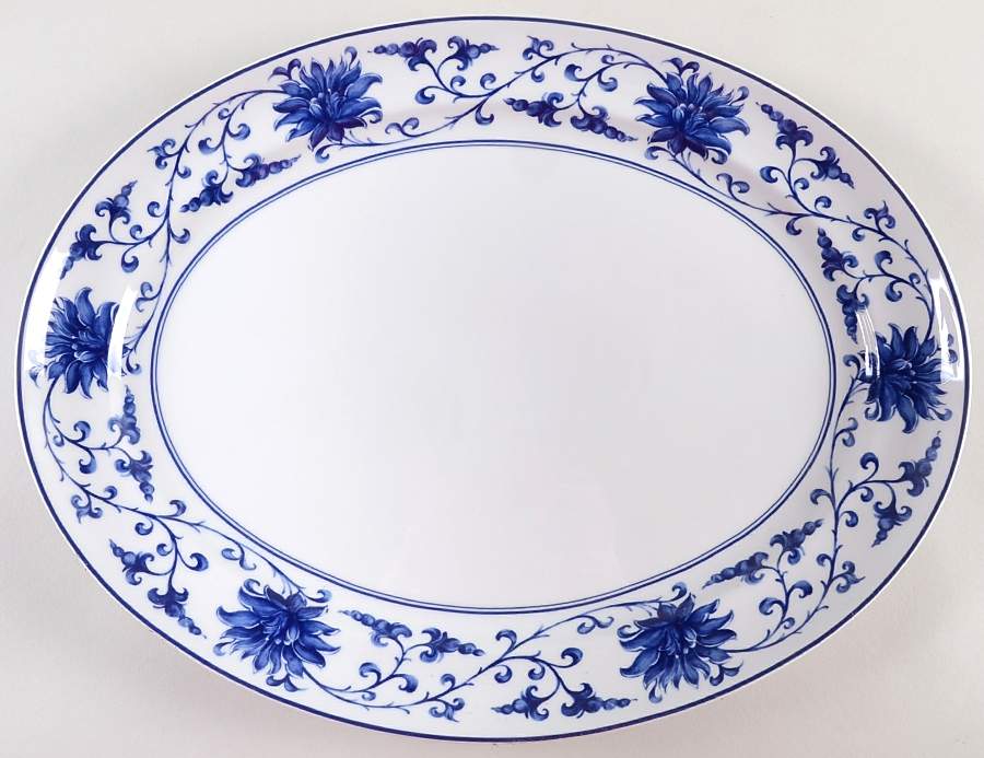 Lapis 16" Oval Serving Platter by Vista Alegre-1