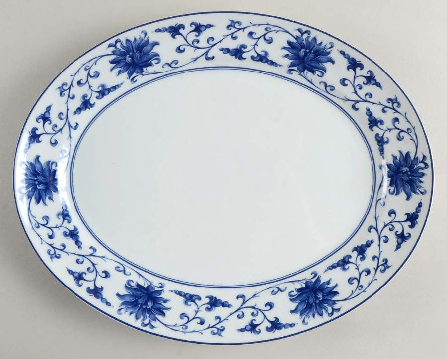 Lapis 11" Oval Serving Platter by Vista Alegre-1