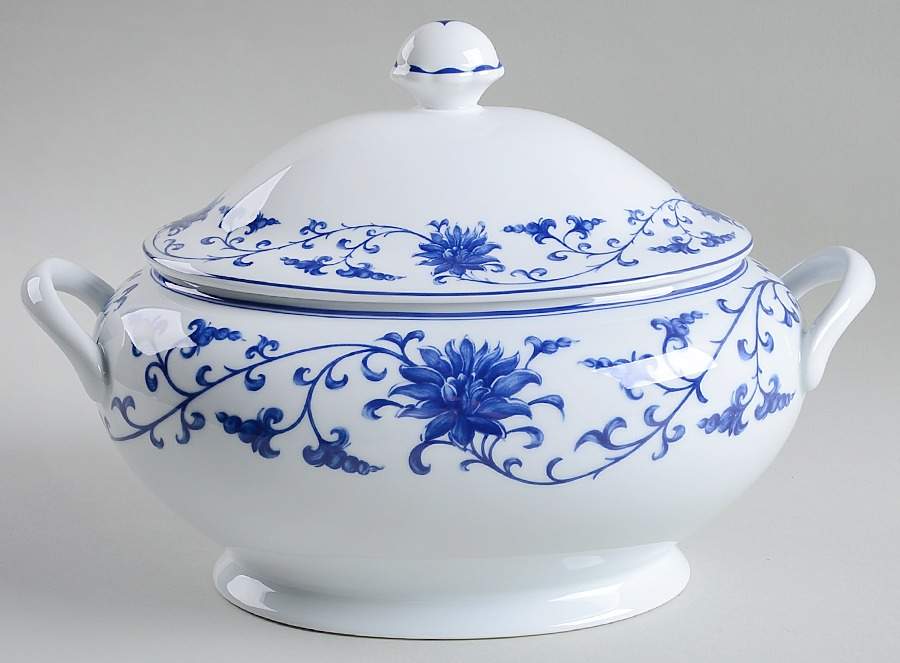 Lapis Tureen &  Lid by Vista Alegre-1