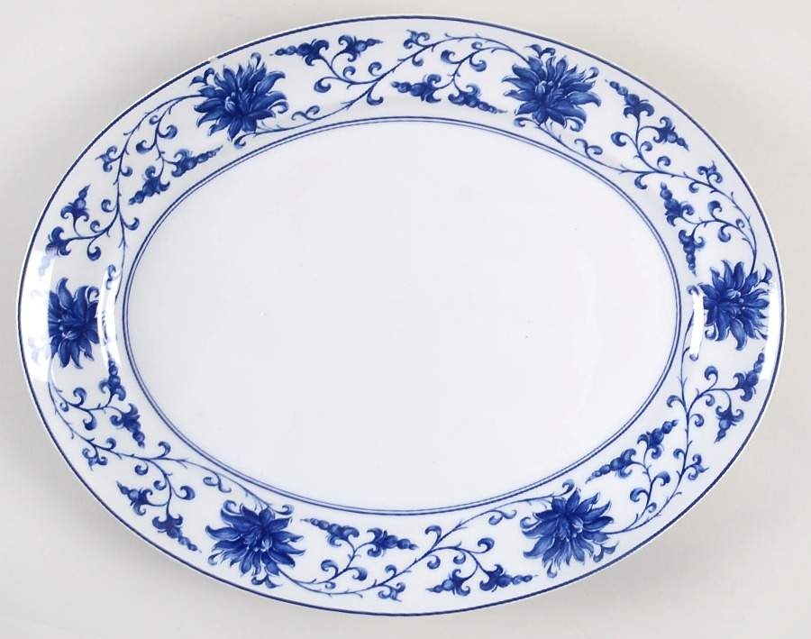 Lapis 13" Oval Serving Platter by Vista Alegre-1