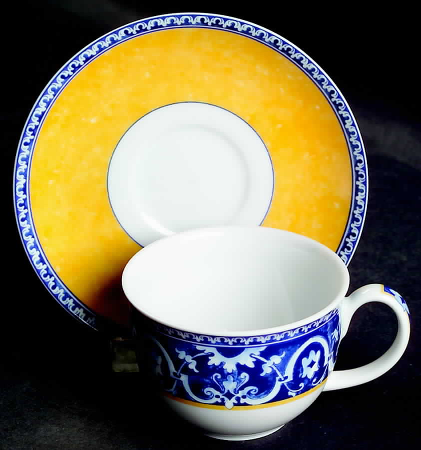Porto Alegre Flat Demitasse Cup & Saucer Set by Vista Alegre-1