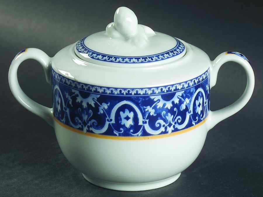 Porto Alegre Sugar Bowl & Lid by Vista Alegre-1