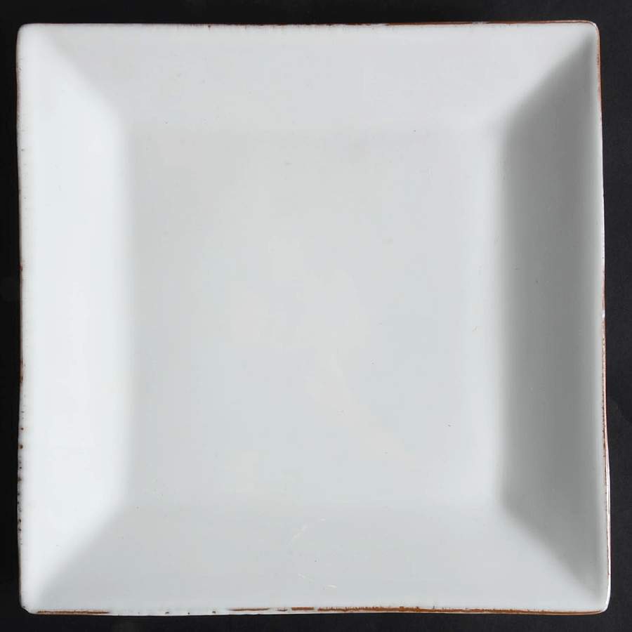 Bianco Square Salad Plate by Vietri (Italy)-1