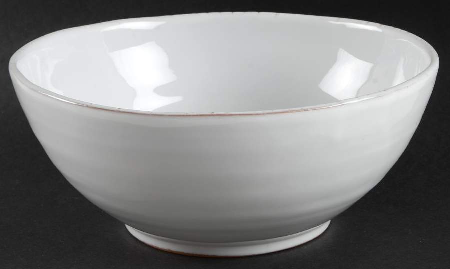 Bianco 8" Round Serving Bowl by Vietri (Italy)-1