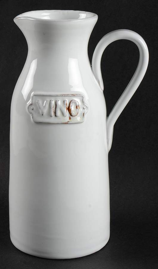 Bianco 32 Oz Pitcher by Vietri (Italy)-1