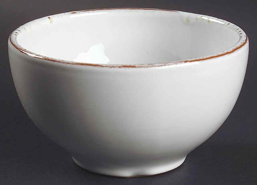 Bianco Dessert Bowl by Vietri (Italy)-1