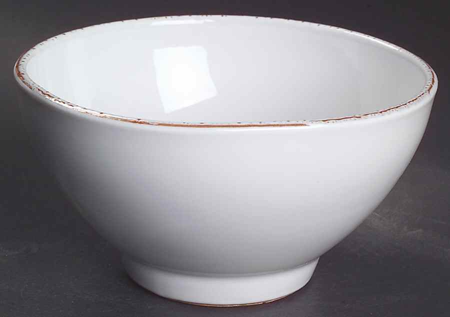 Bianco Coupe Cereal Bowl by Vietri (Italy)-1