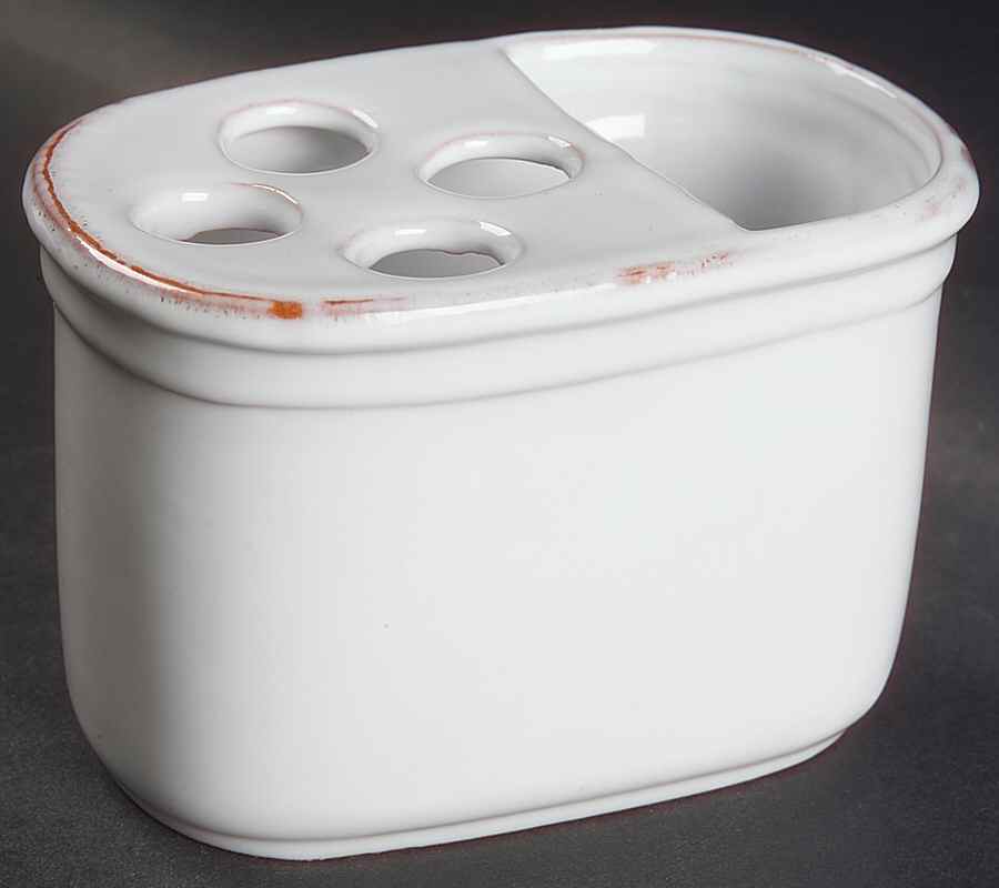 Bianco Toothbrush Holder by Vietri (Italy)-1