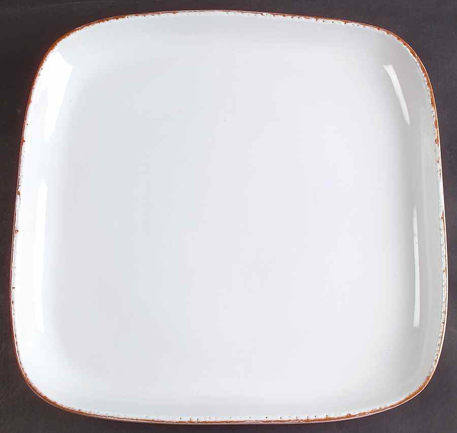 Bianco 12" Square Serving Platter by Vietri (Italy)-1