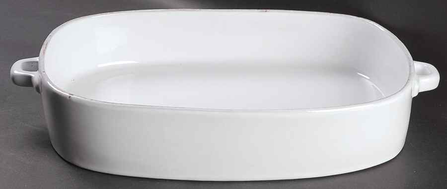 Bianco 17" Oval Baker by Vietri (Italy)-1