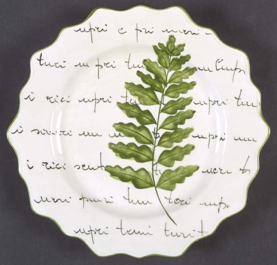 Botanico 8" Wall Plate by Vietri (Italy)-1