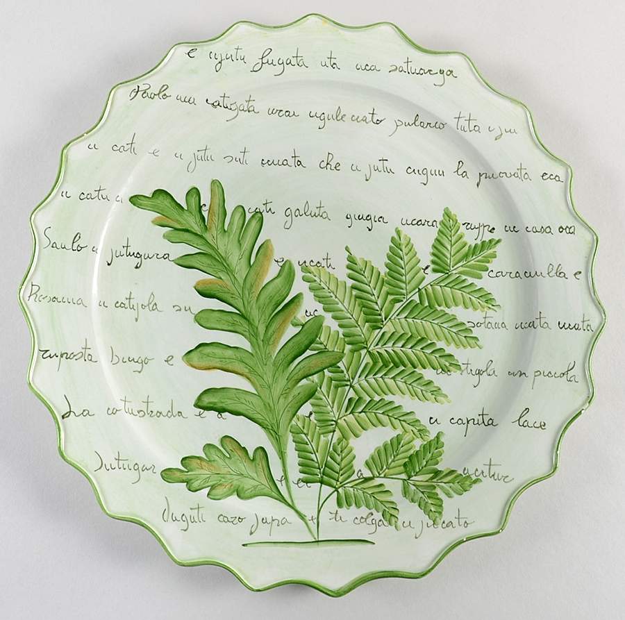 Botanico 13" Chop Plate (Round Platter) by Vietri (Italy)-1