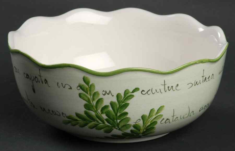 Botanico Coupe Cereal Bowl by Vietri (Italy)-1