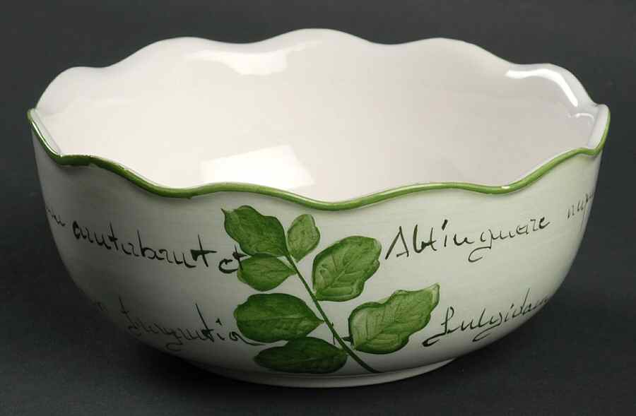 Botanico Coupe Cereal Bowl by Vietri (Italy)-1
